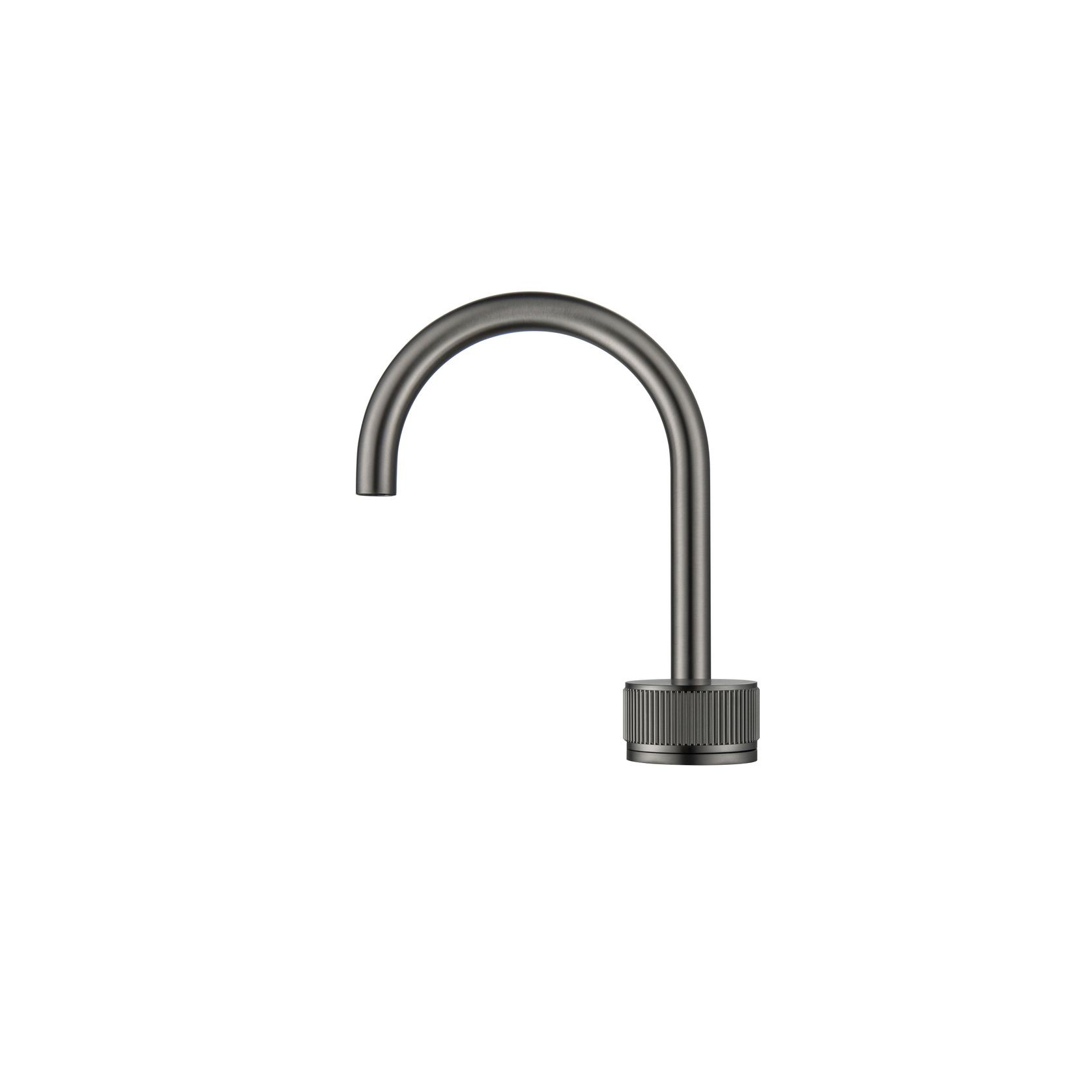 Mica Fluted Gooseneck Hob Basin Mixer gallery detail image