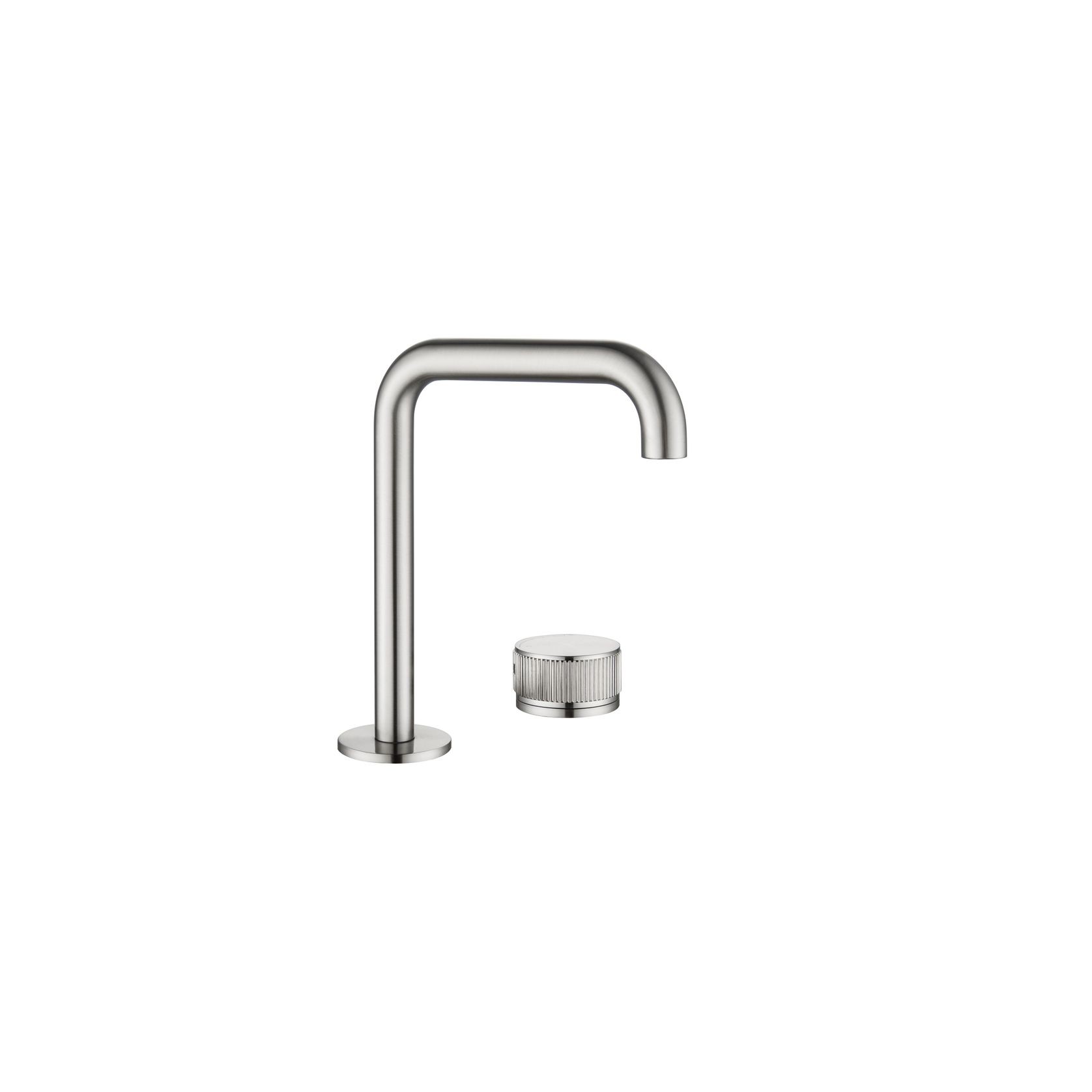 Mica Fluted Soft-Square Hob Basin Mixer gallery detail image