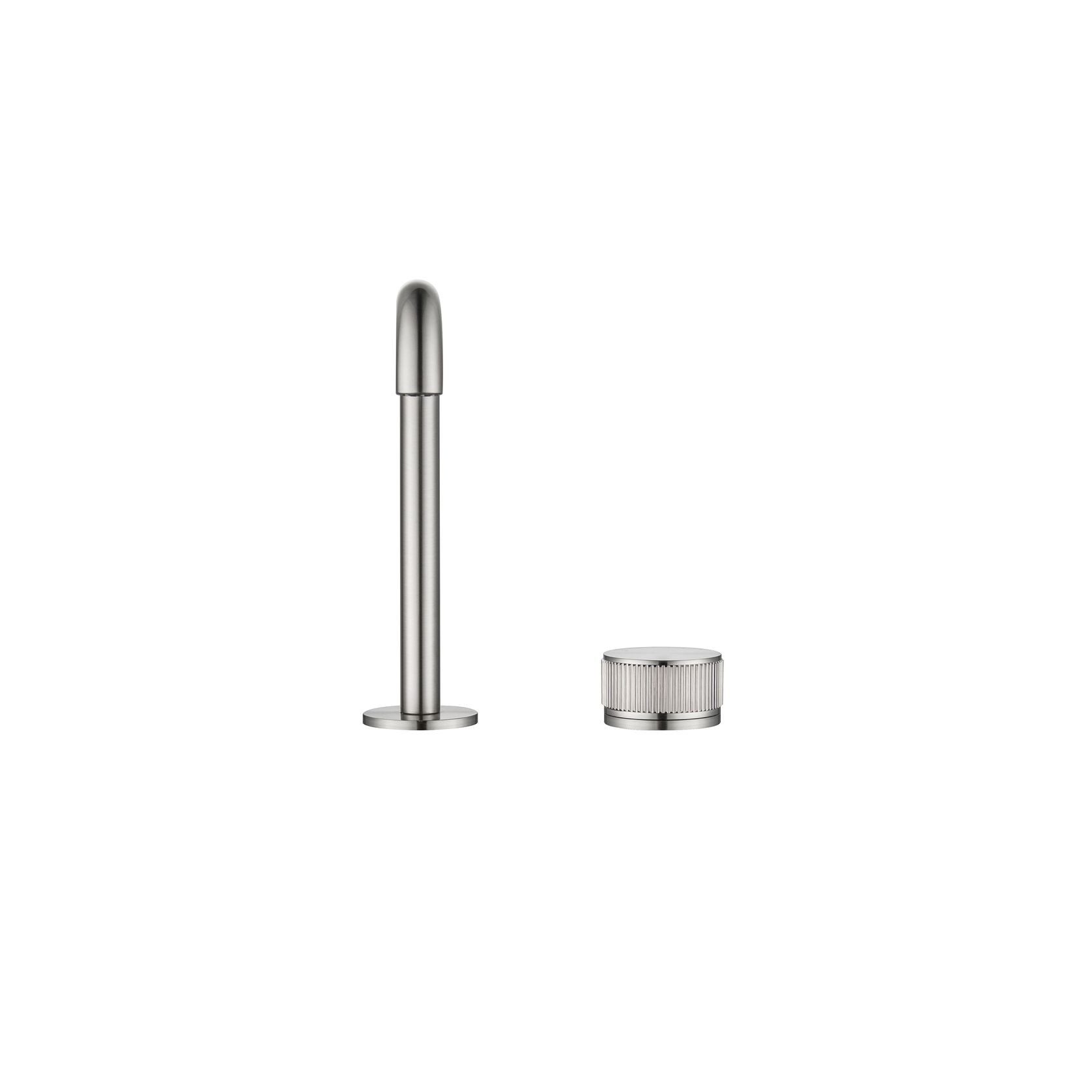 Mica Fluted Soft-Square Hob Basin Mixer gallery detail image