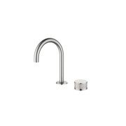 Mica Fluted Gooseneck Hob Basin Mixer gallery detail image