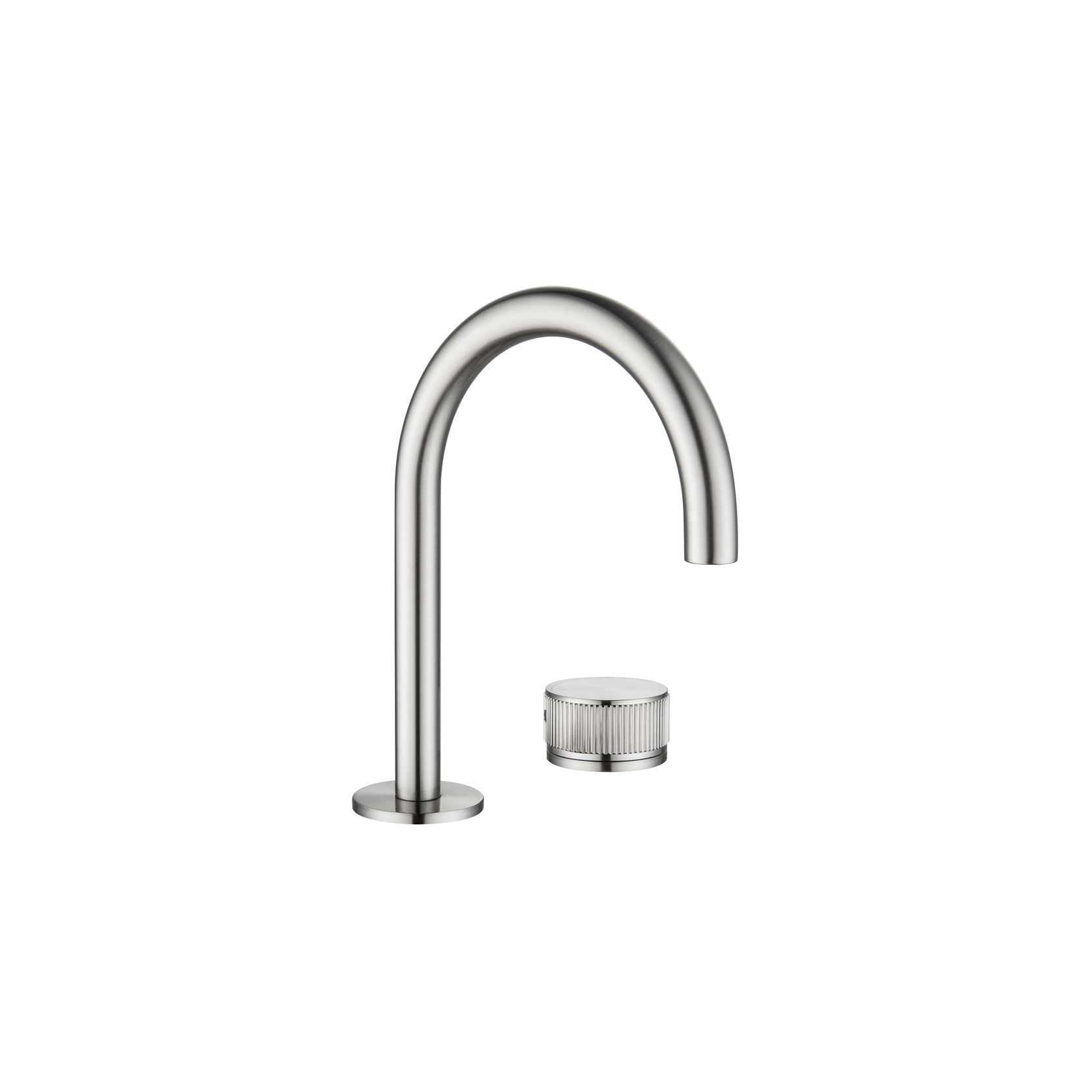 Mica Fluted Gooseneck Hob Basin Mixer gallery detail image