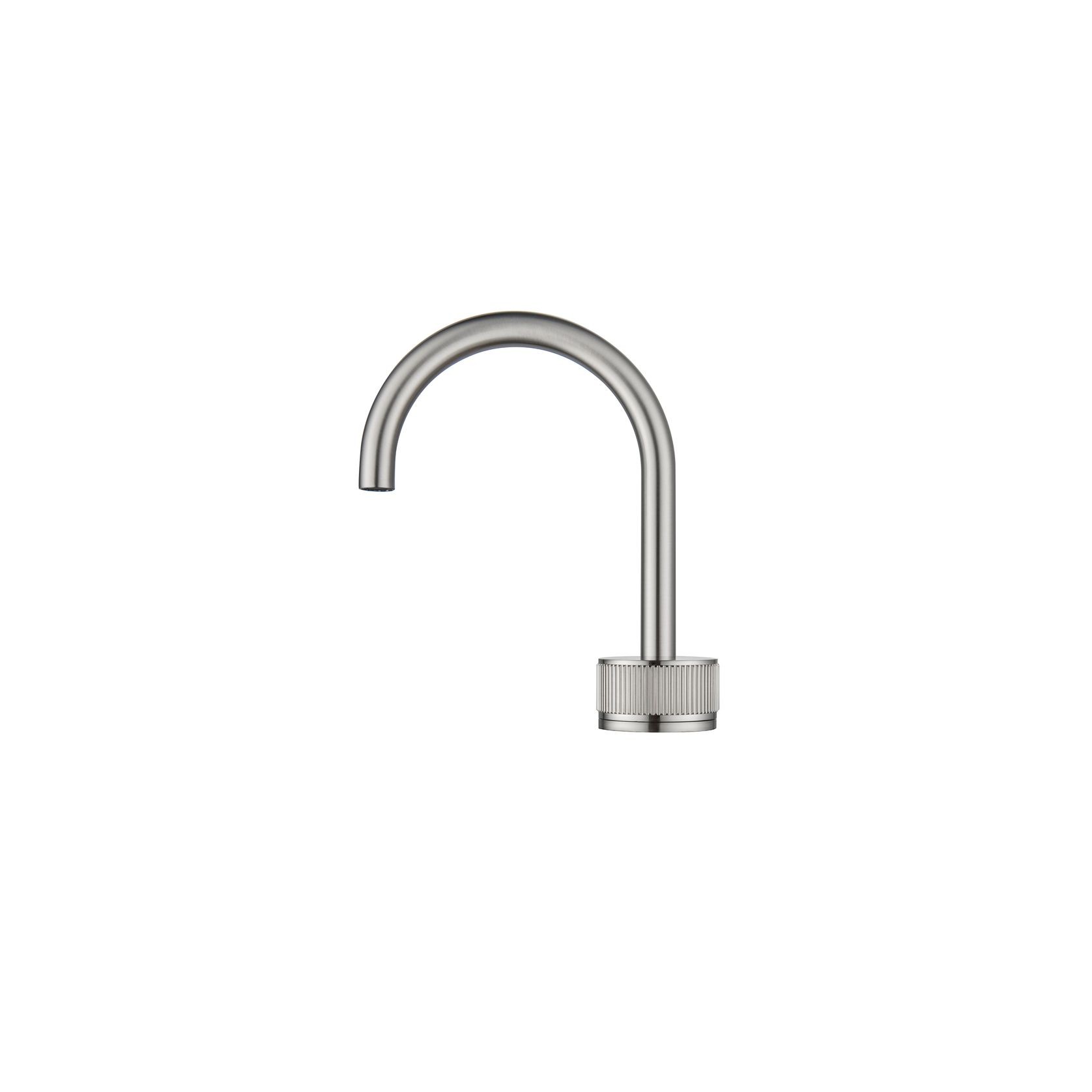 Mica Fluted Gooseneck Hob Basin Mixer gallery detail image