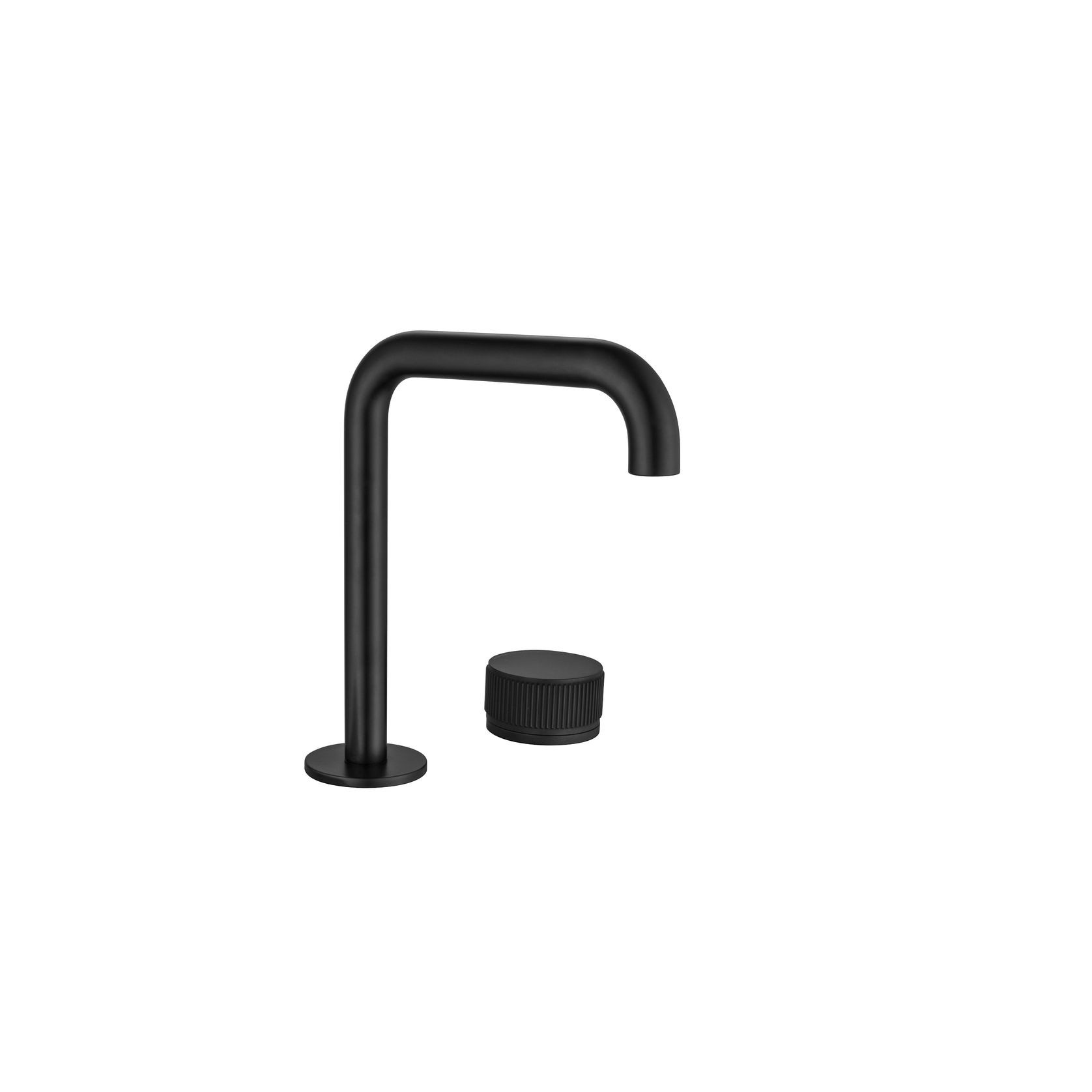 Mica Fluted Soft-Square Hob Basin Mixer gallery detail image
