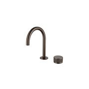 Mica Fluted Gooseneck Hob Basin Mixer gallery detail image