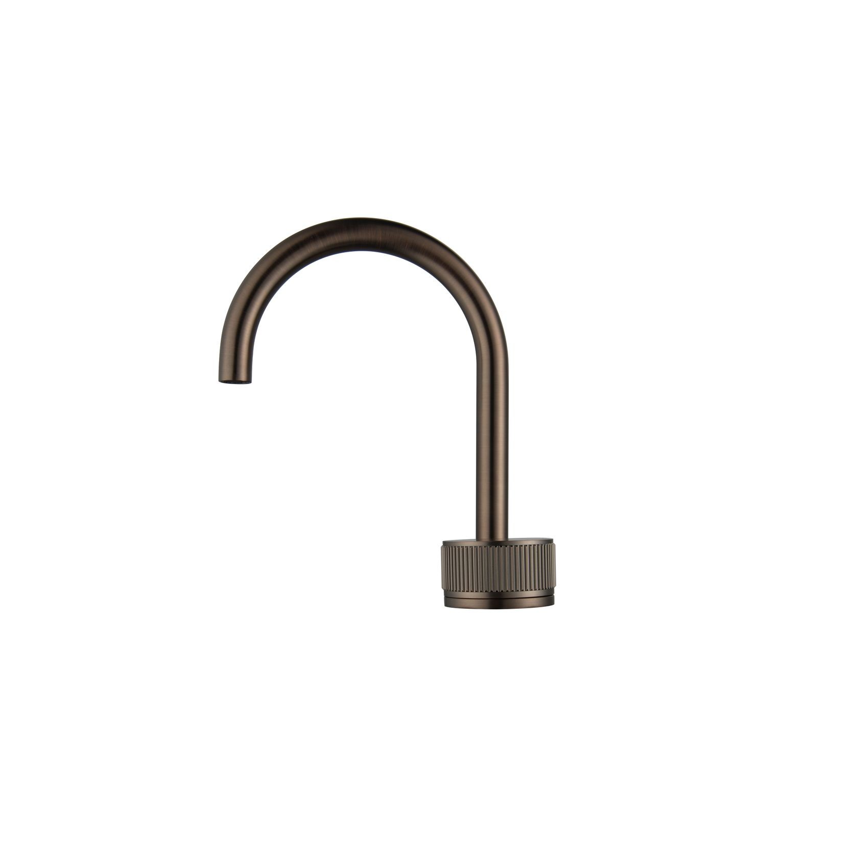 Mica Fluted Gooseneck Hob Basin Mixer gallery detail image