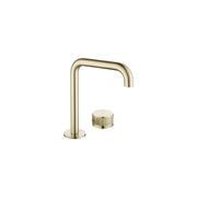 Mica Fluted Soft-Square Hob Basin Mixer gallery detail image