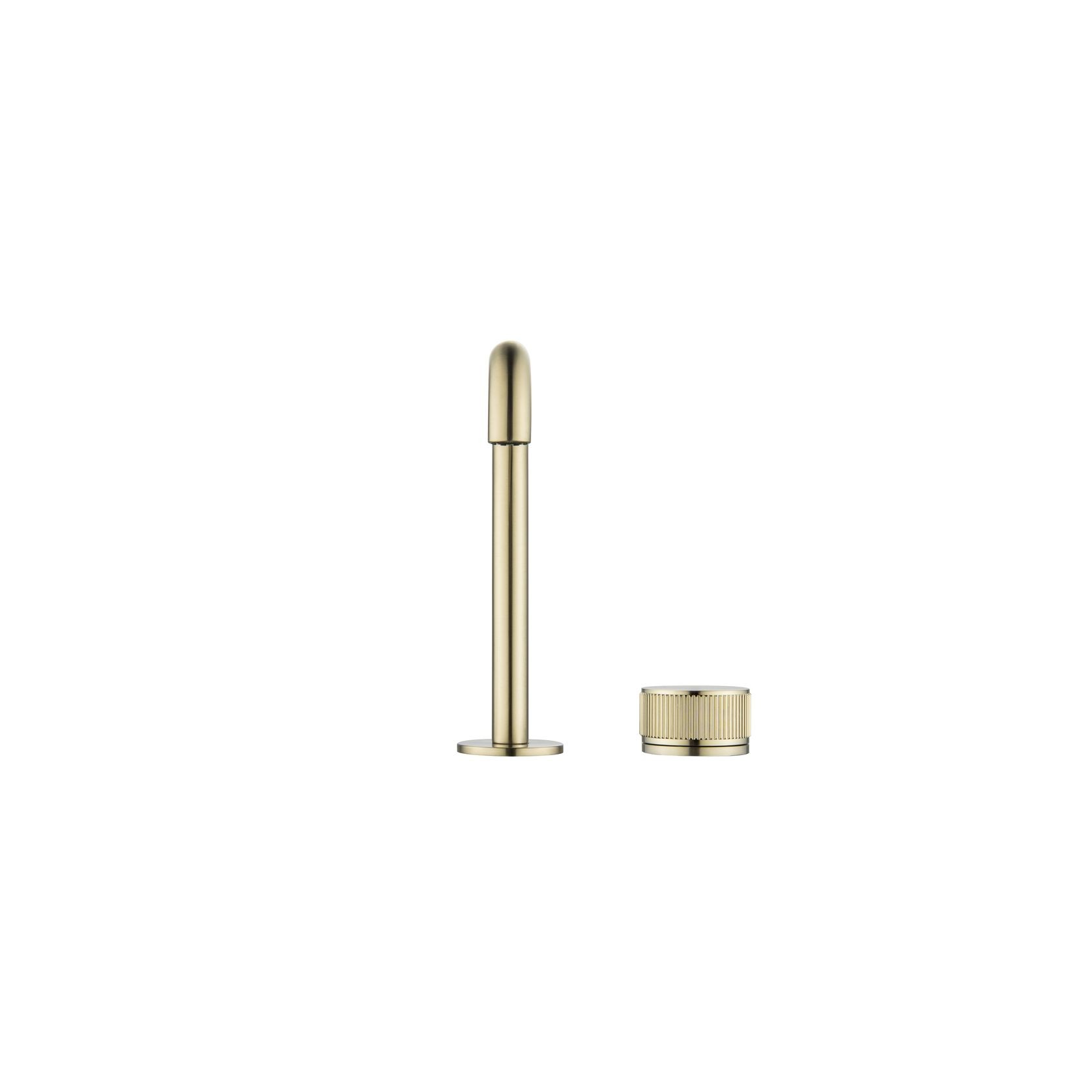 Mica Fluted Soft-Square Hob Basin Mixer gallery detail image
