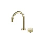Mica Fluted Gooseneck Hob Basin Mixer gallery detail image