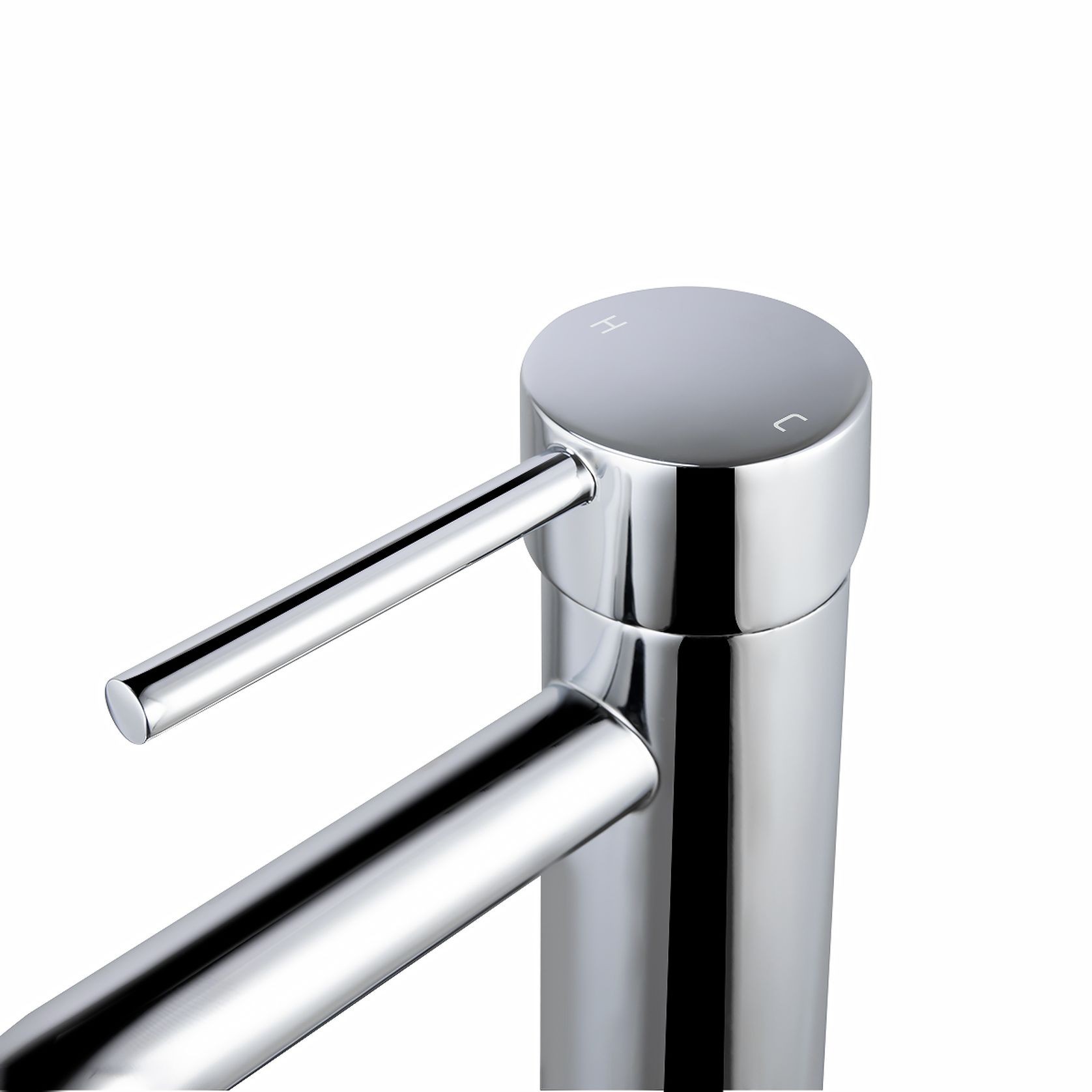 Lucid Pin Basin Mixer Chrome gallery detail image