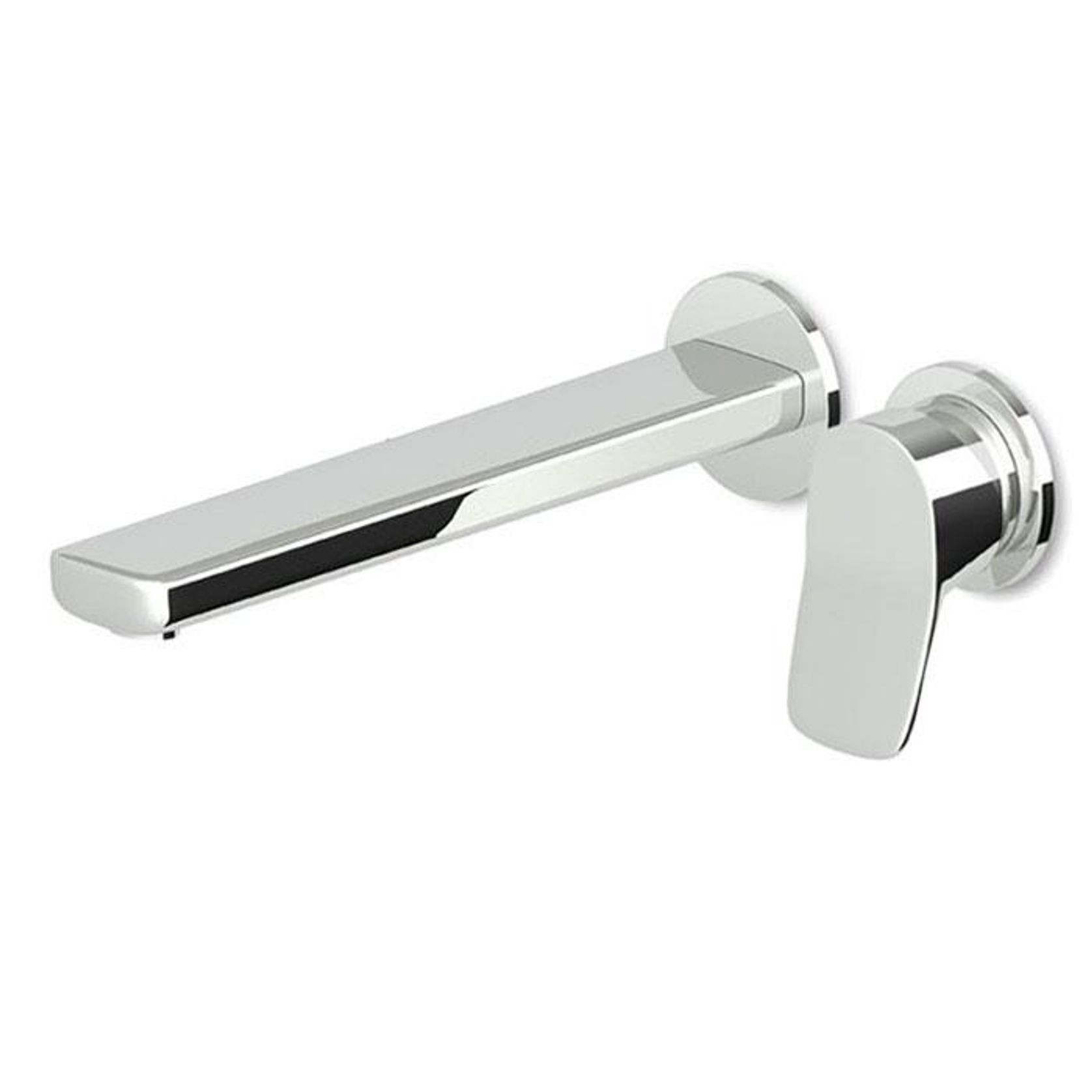 Brim Wall Mounted Basin Mixer 225mm Trimset gallery detail image