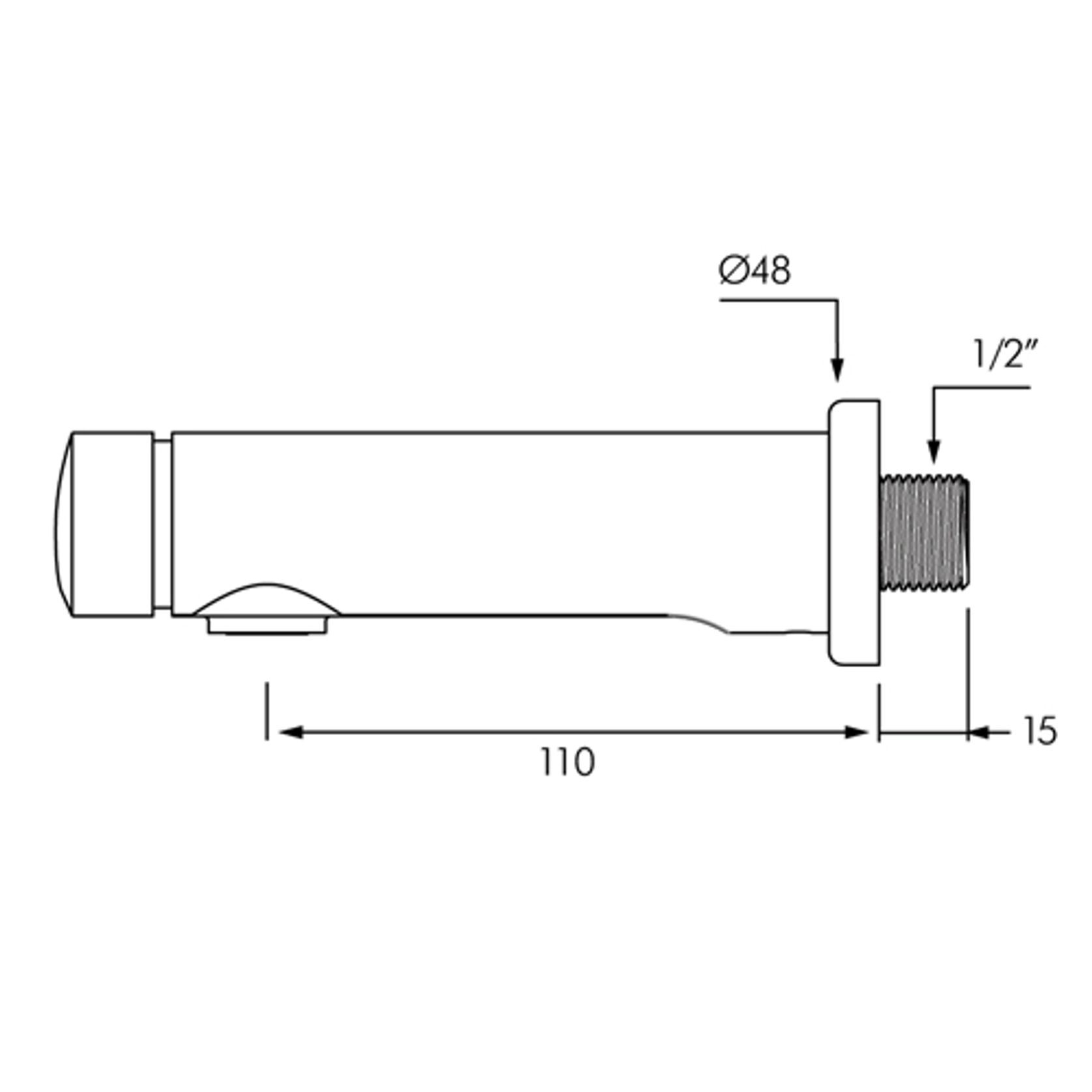 Delabie Temposoft 2 Time Flow Bib Tap gallery detail image