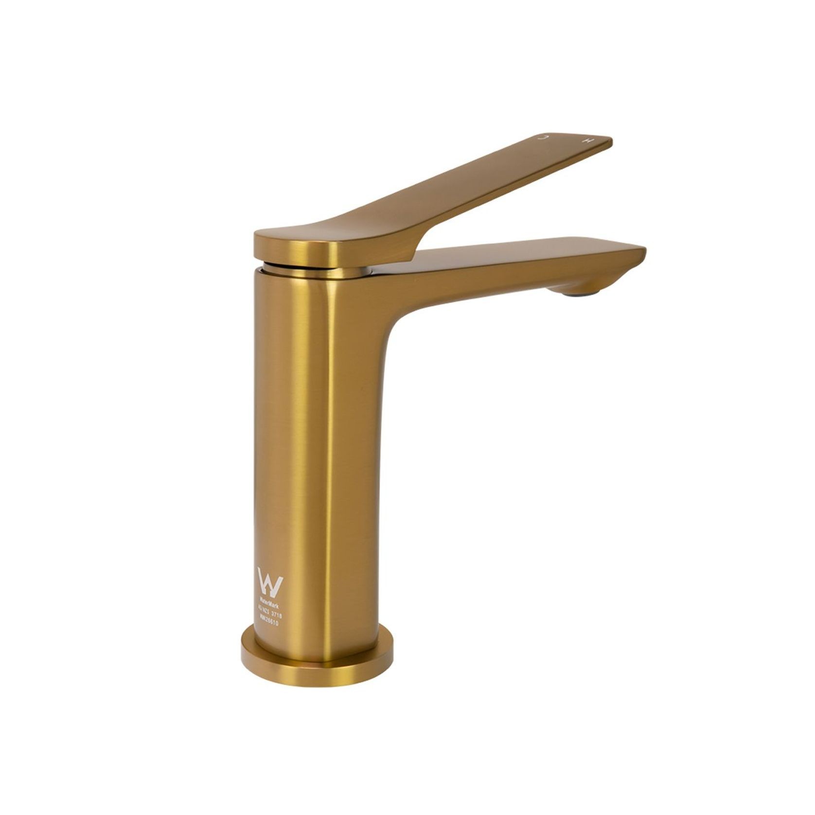 Rushy Basin Mixer Brushed Brass gallery detail image