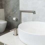 Caddence Split Type Basin Mixer Brushed Nickel gallery detail image