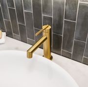 Caddence Basin Mixer Brushed Brass gallery detail image