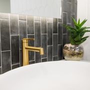 Caddence Basin Mixer Brushed Brass gallery detail image