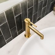 Caddence Basin Mixer Brushed Brass gallery detail image