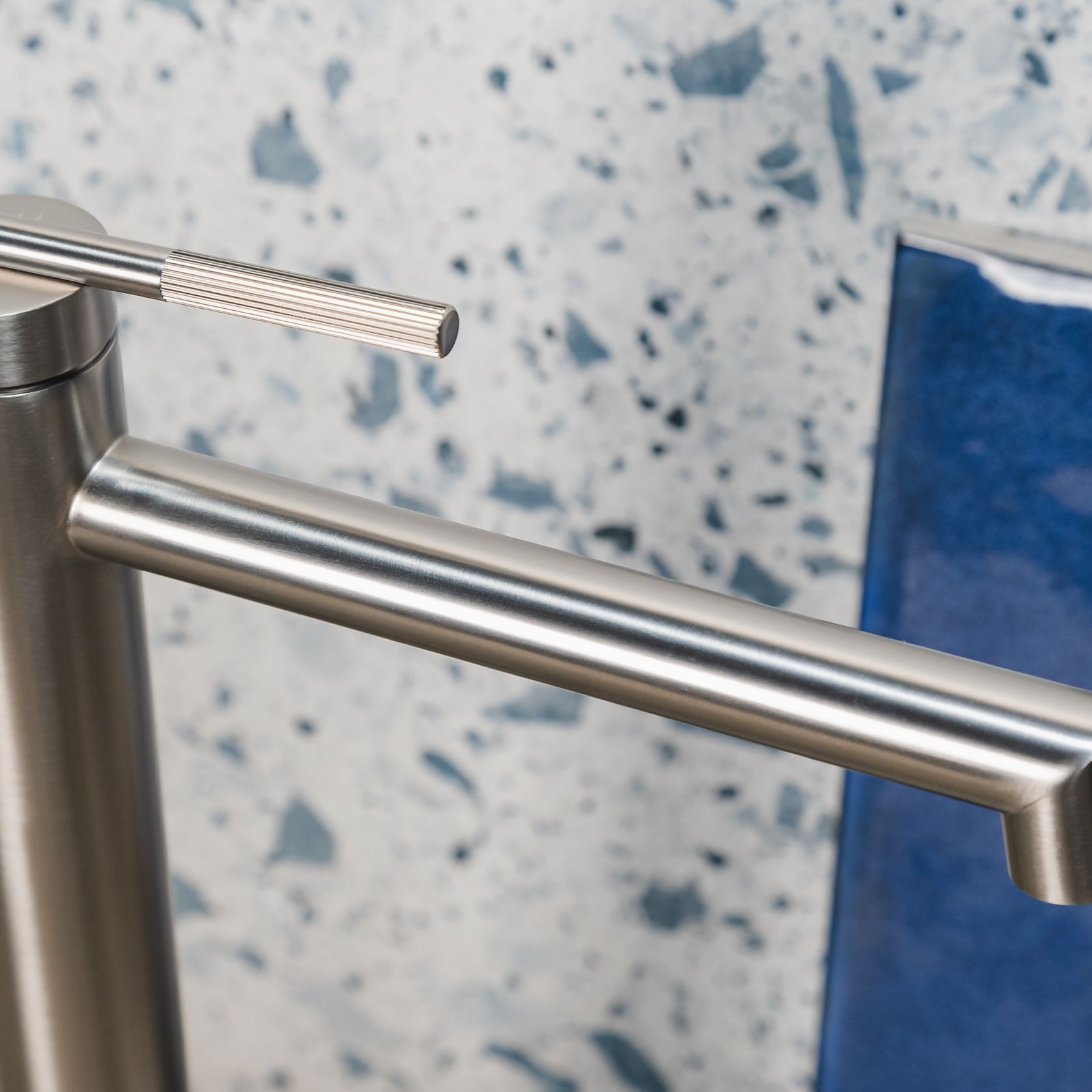 Caddence Tall Basin Mixer Brushed Nickel gallery detail image