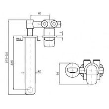 Brim Wall Mounted Basin Mixer 225mm Trimset gallery detail image