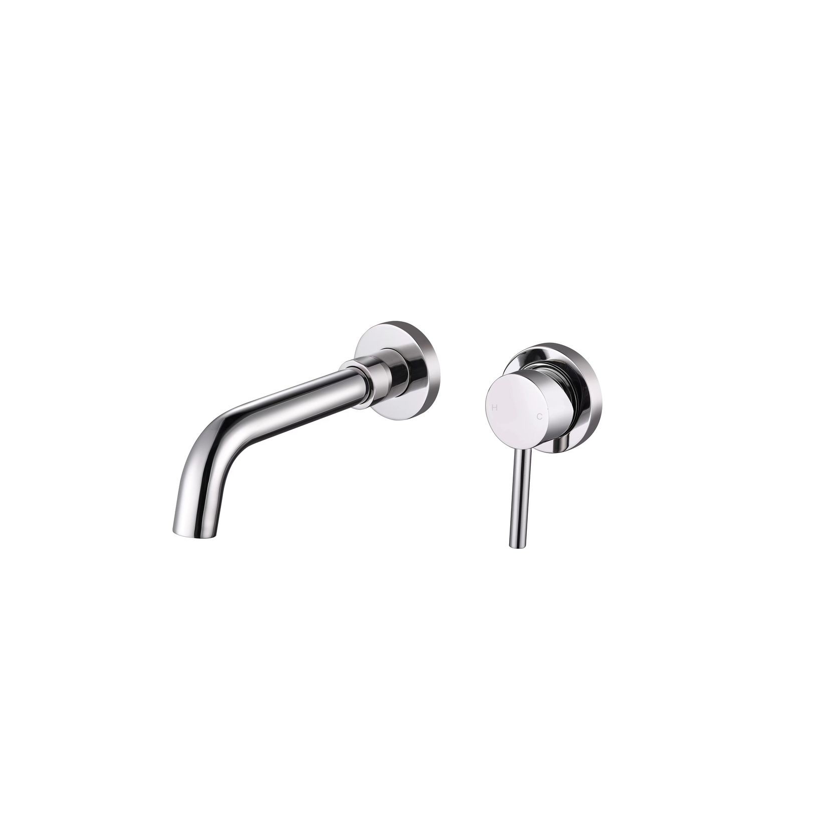 Evoke Wall Mounted Basin Mixer and Spout gallery detail image