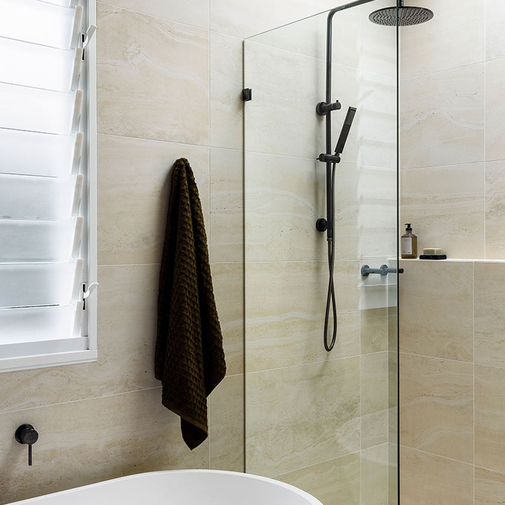 Elysian Minimal Mixer & Spout Set | Matte Black gallery detail image