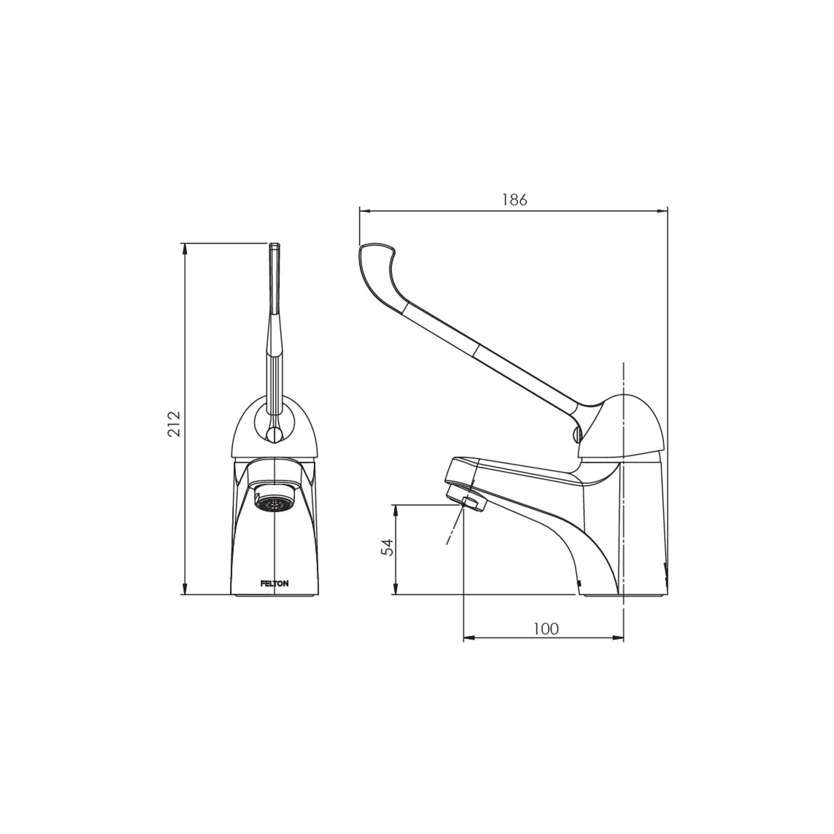 Felton Care Basin Mixer gallery detail image