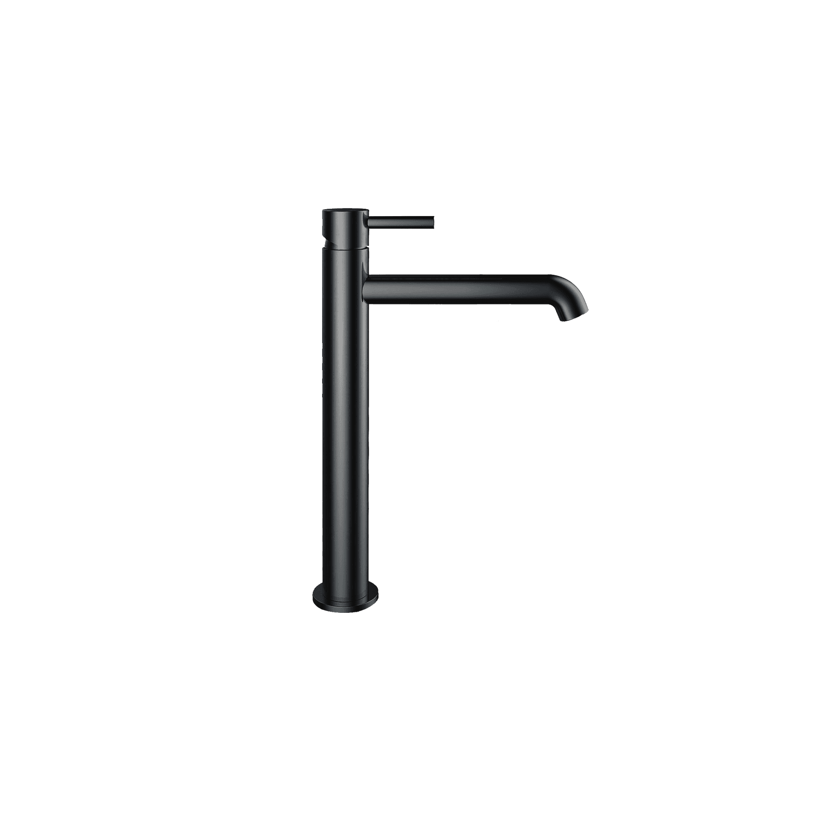 Carbon Tall Basin Mixer Satin Black gallery detail image