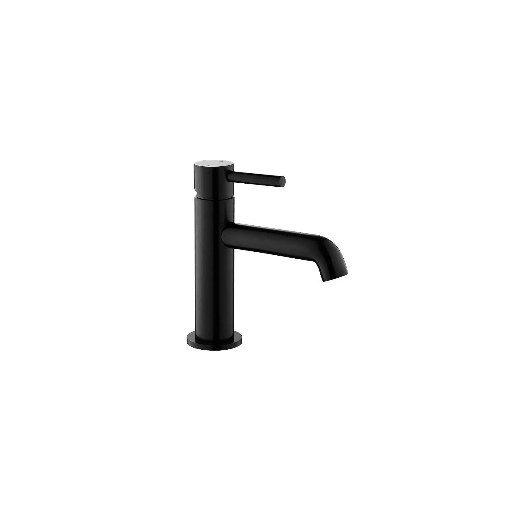Carbon Slim Standard Basin Mixer Satin Black gallery detail image