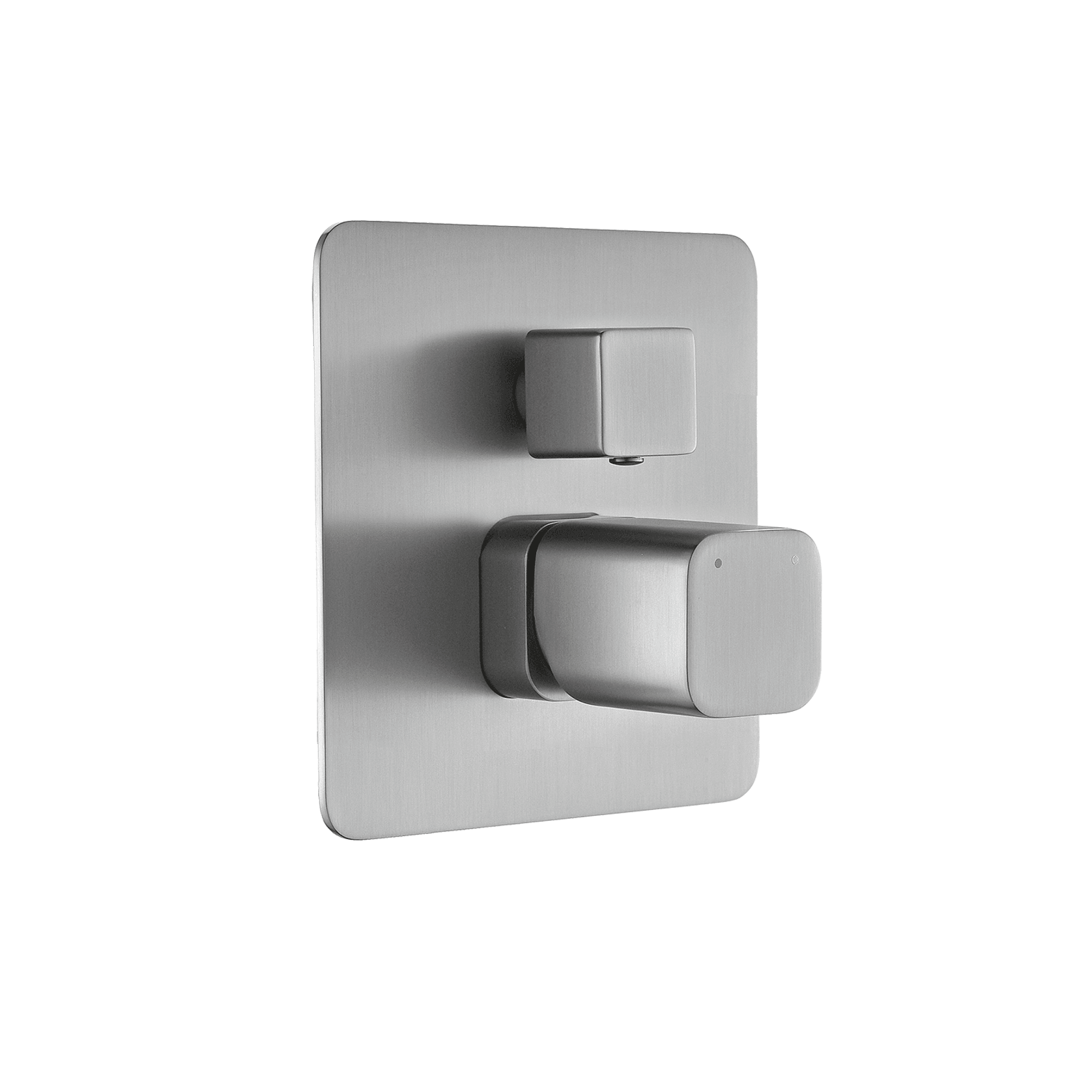Cube Brushed Nickle Tapware Range gallery detail image