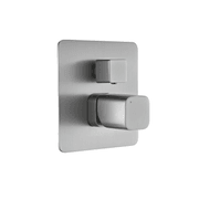 Cube Brushed Nickle Tapware Range gallery detail image