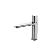 Cube Standard Basin Mixer Brushed Nickel gallery detail image