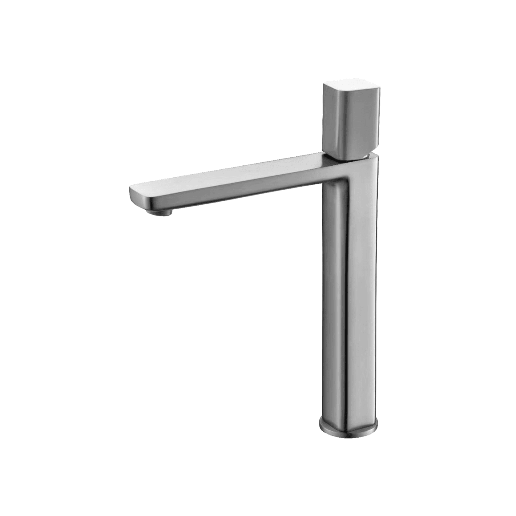 Cube Brushed Nickle Tapware Range gallery detail image