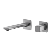 Cube Brushed Nickle Tapware Range gallery detail image
