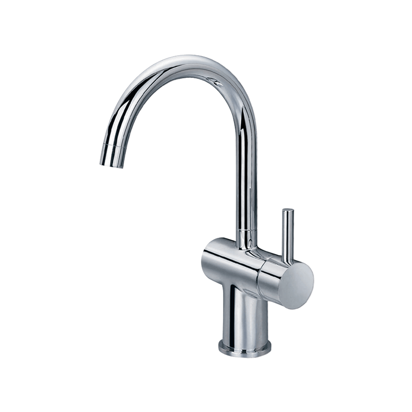Elisa Gooseneck Basin Mixer Chrome (Right Hand) gallery detail image