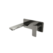 Flint Wall Mounted Basin Mixer Gun Metal gallery detail image