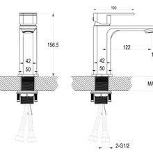 Flint Standard Basin Mixer Gun Metal gallery detail image