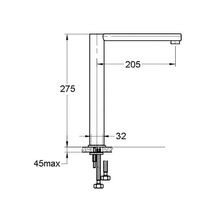Carbon Minimalist Swivel Mixer Satin Black gallery detail image