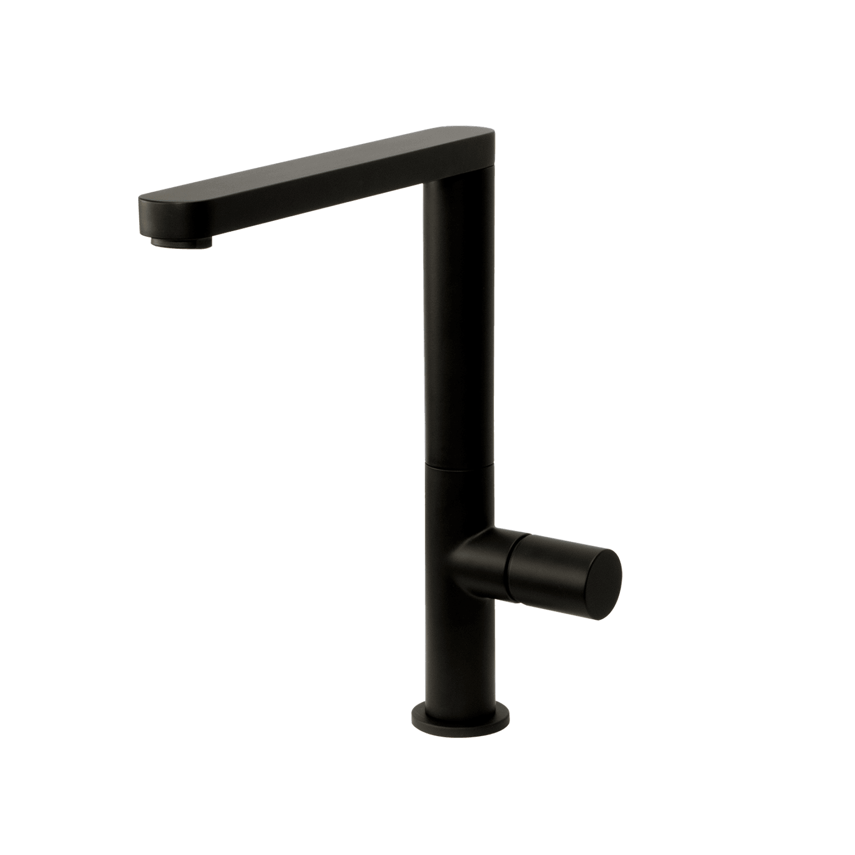 Carbon Minimalist Swivel Mixer Satin Black gallery detail image