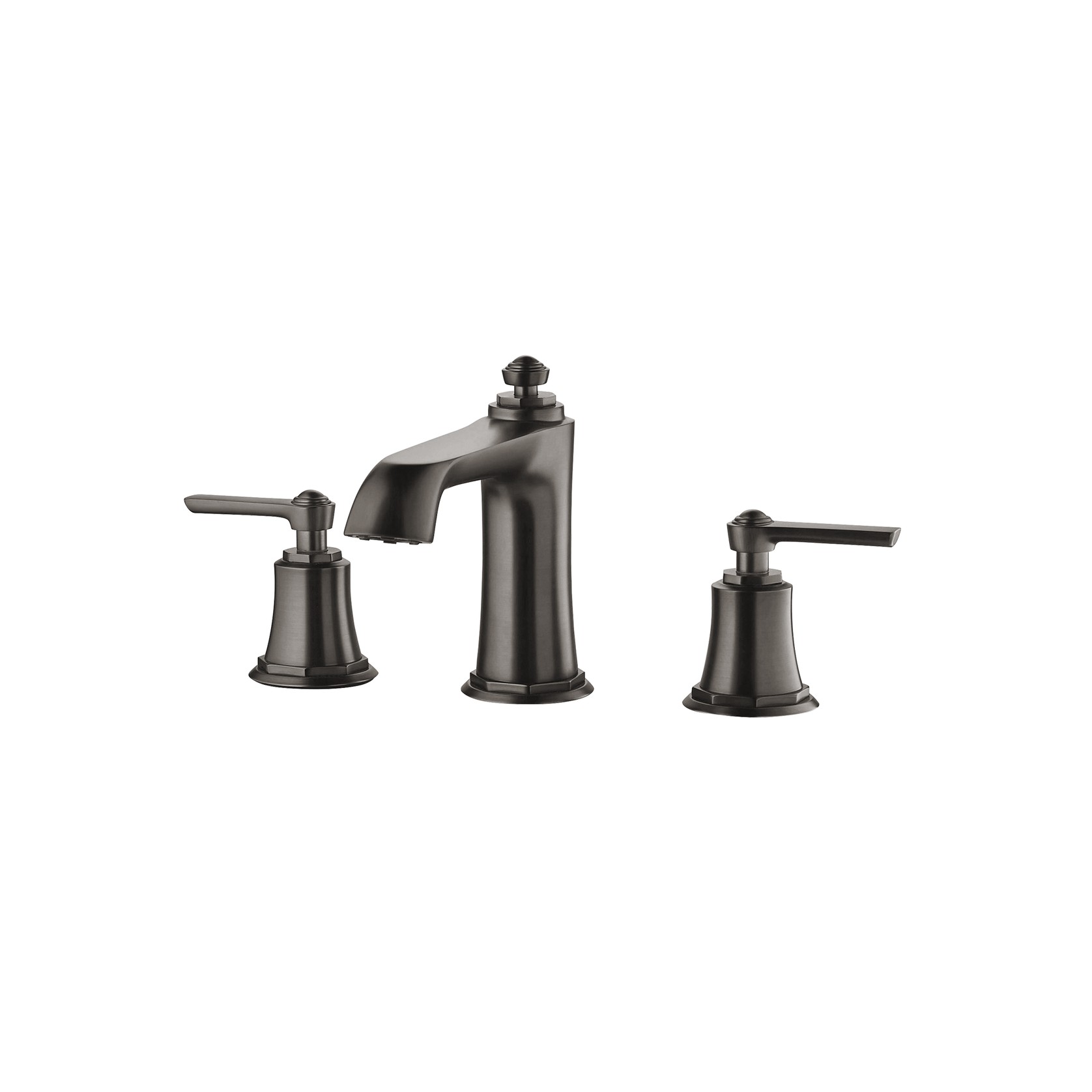 Liberty 3 Hole Basin Mixer Aged Iron gallery detail image