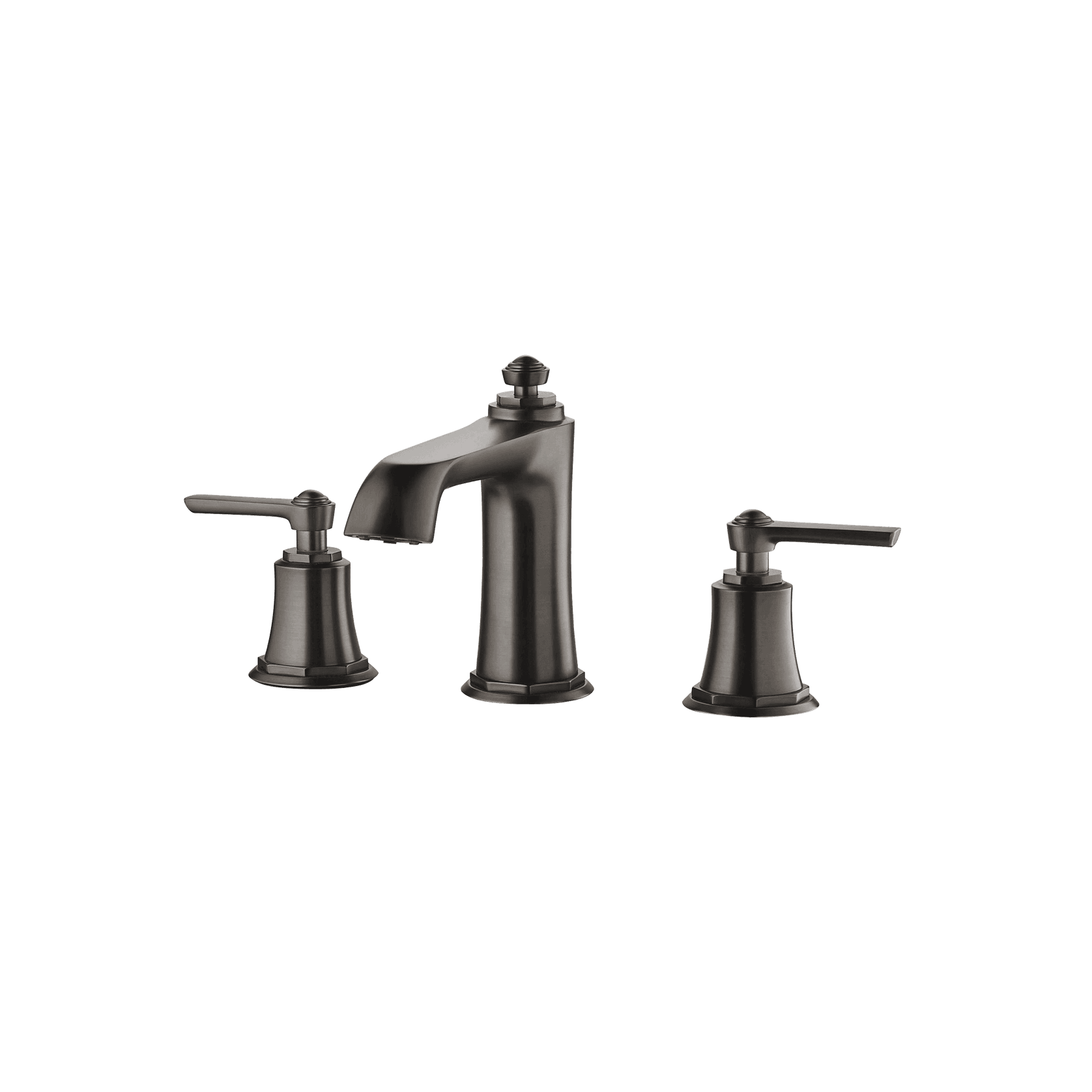 Liberty 3 Hole Basin Mixer Aged Iron gallery detail image