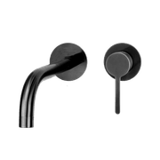 Loft Wall Basin Mixer Gun Metal gallery detail image