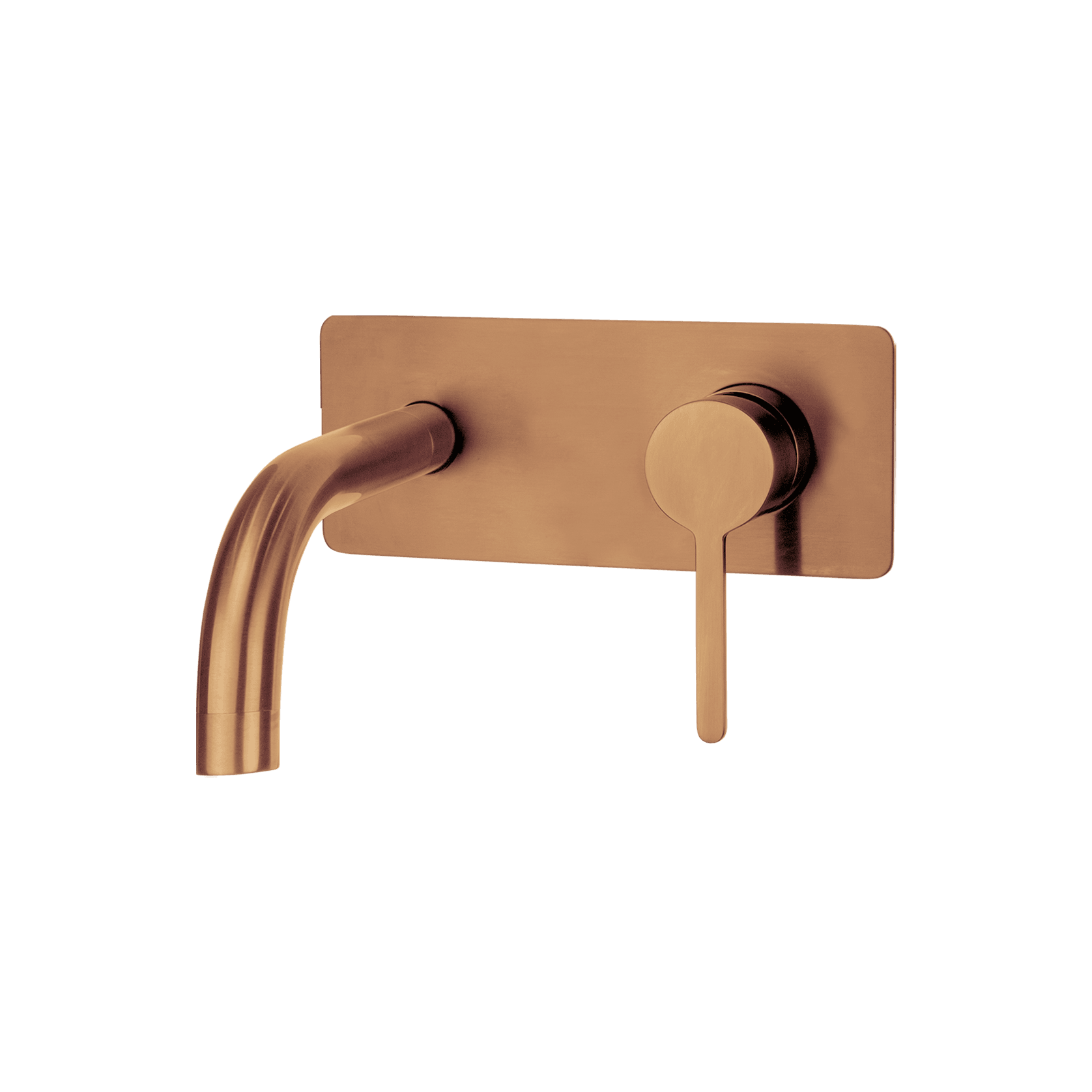 Loft Wall Basin Mixer with Short Spout Brushed Copper gallery detail image