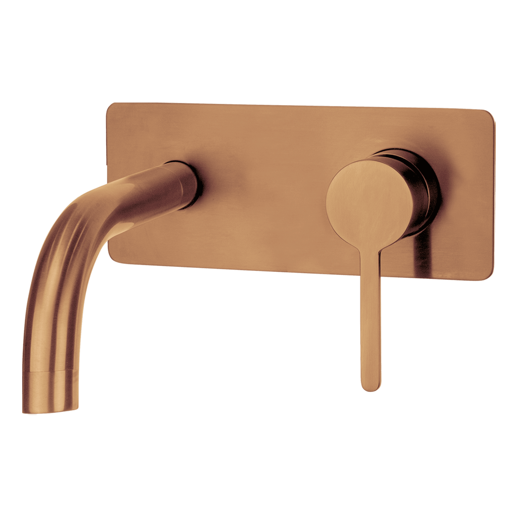 Loft Wall Basin Mixer with Short Spout Brushed Copper gallery detail image
