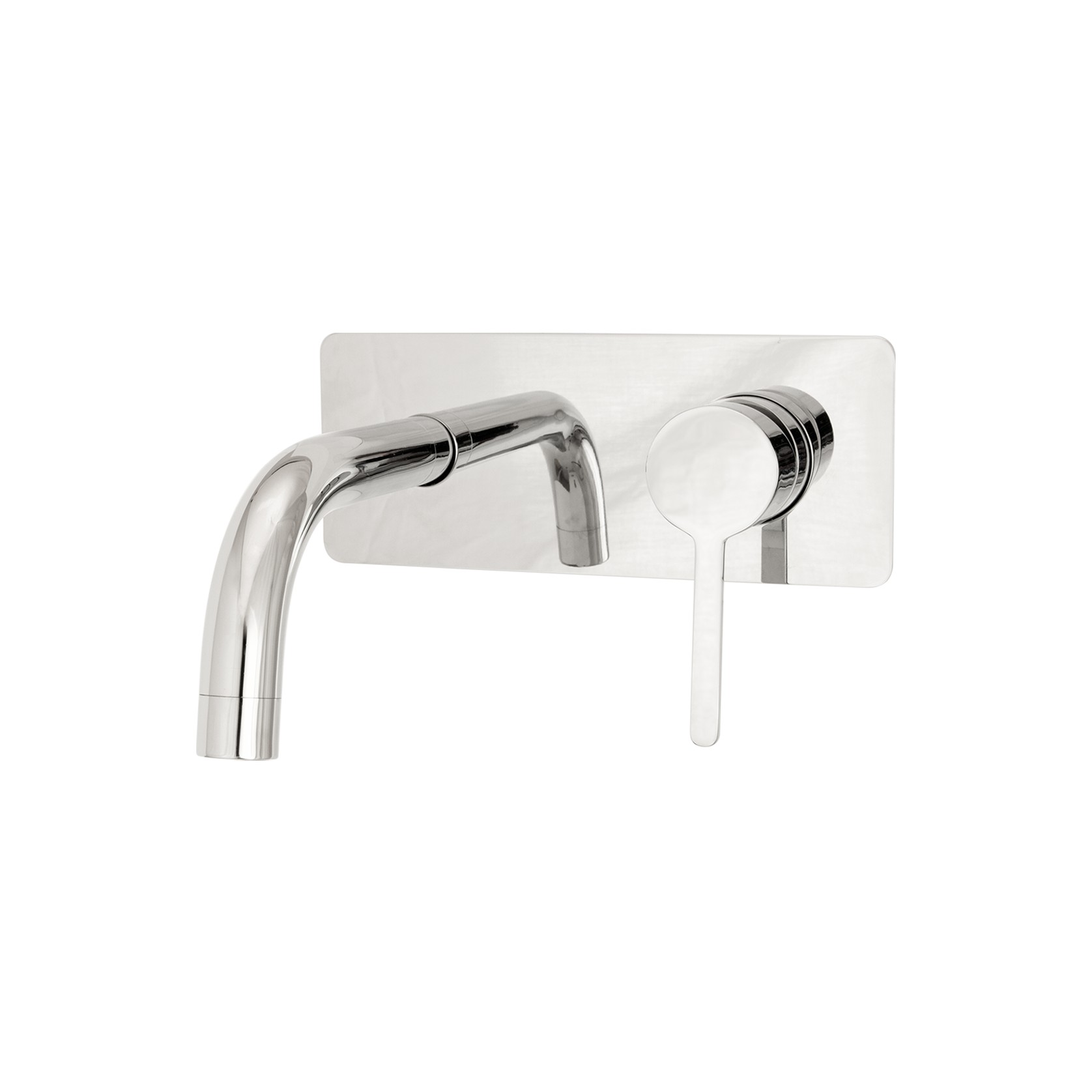 Loft Wall Basin Mixer with Short Spout Chrome gallery detail image