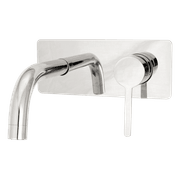 Loft Wall Basin Mixer with Short Spout Chrome gallery detail image