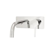 Loft Wall Basin Mixer with Short Spout Chrome gallery detail image