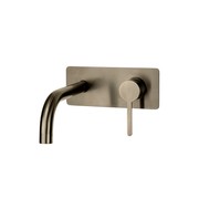Loft Wall Mounted Basin Mixer Gun Metal gallery detail image