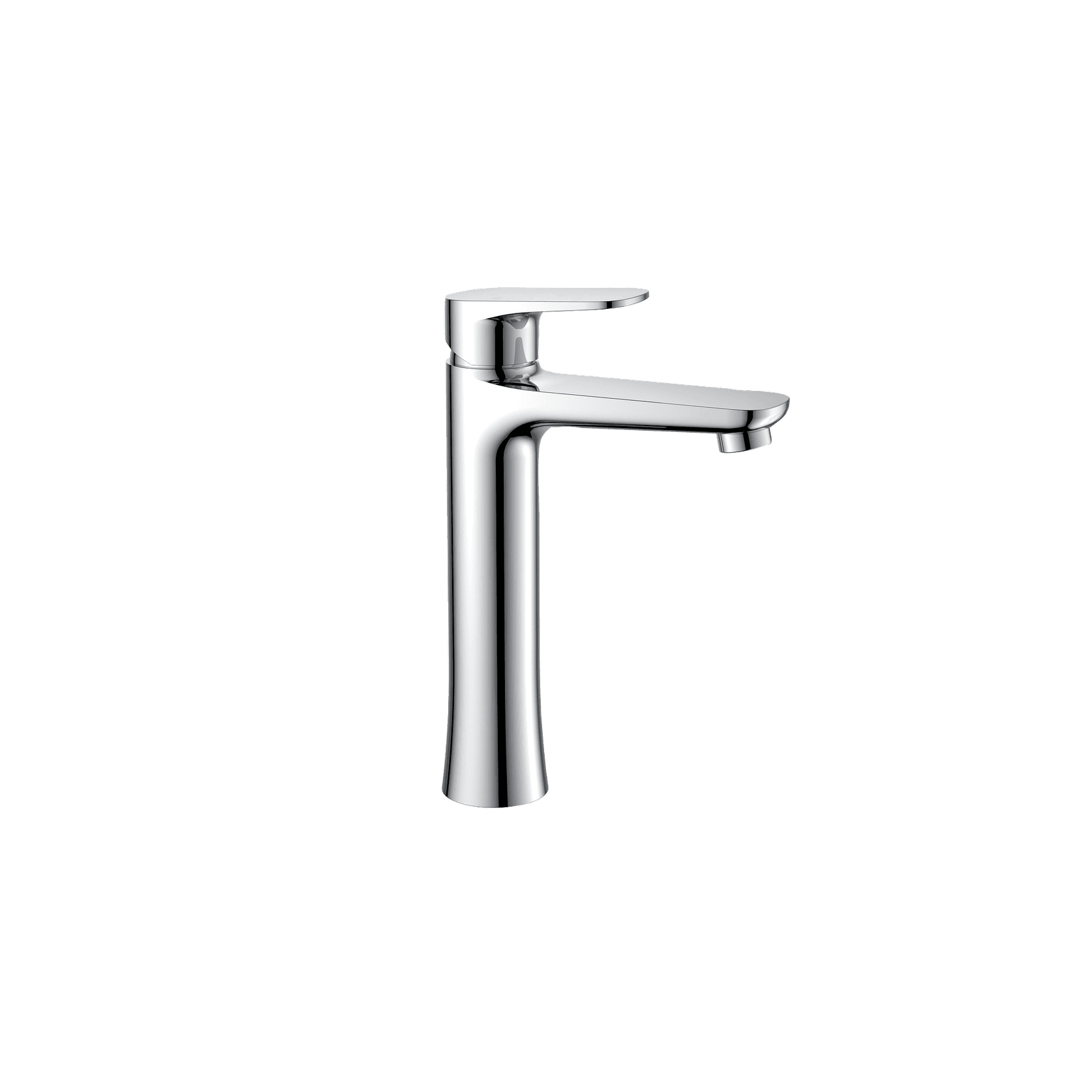 Modern Linea Tall Basin Mixer Chrome gallery detail image