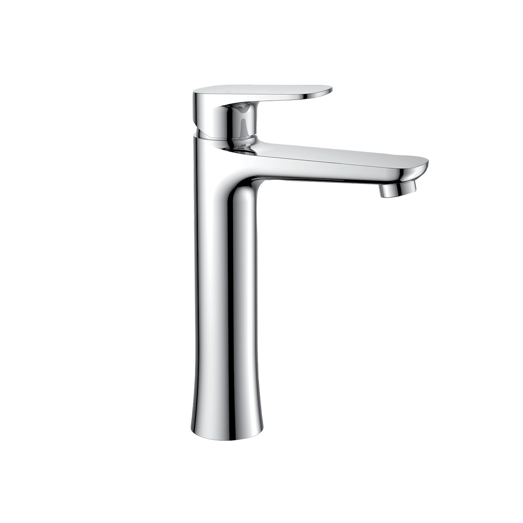 Modern Linea Tall Basin Mixer Chrome gallery detail image