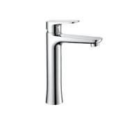Modern Linea Tall Basin Mixer Chrome gallery detail image
