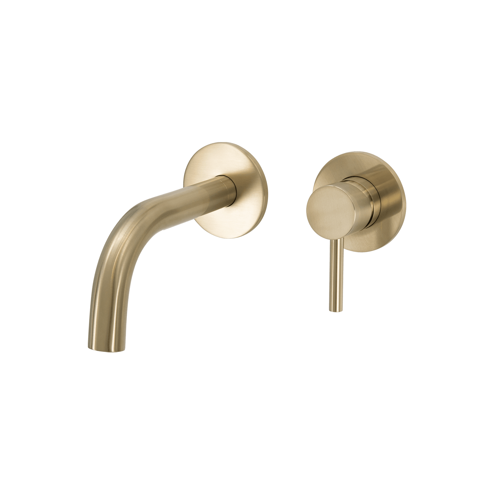 Scarab Wall Basin Mixer with Short Spout Brushed Gold gallery detail image